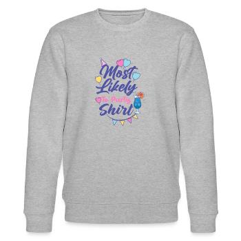 Bachelorette Group - Stanley/Stella CHANGER Unisex Organic Sweatshirt - heather grey - Front - Nik (191cm) & Marisol (170cm)