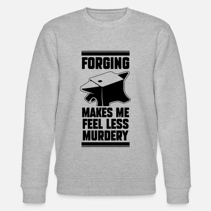 Forgeron - Sweat bio CHANGER Stanley/Stella Unisexe - gris chiné