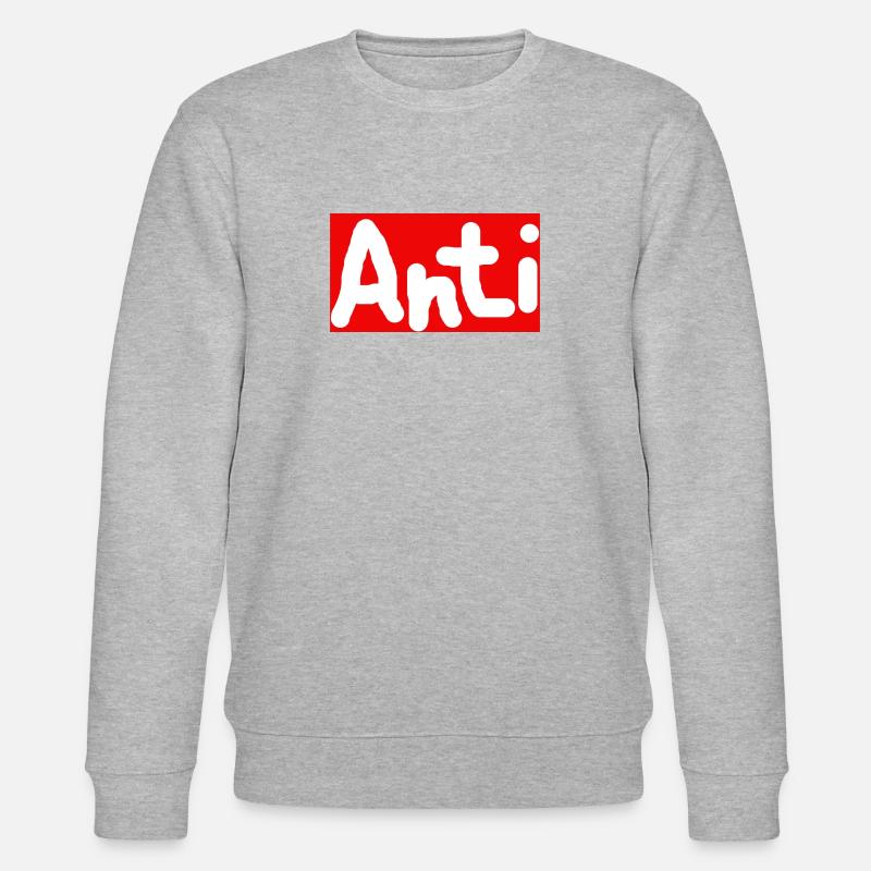 Anti - Stanley/Stella Unisex Bio-Sweatshirt CHANGER  - Grau meliert