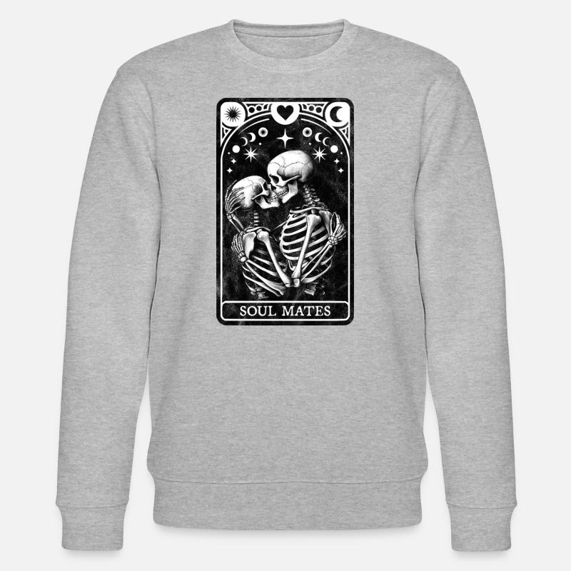 Seelenverwandte Tarot - Stanley/Stella Unisex Bio-Sweatshirt CHANGER  - Grau meliert