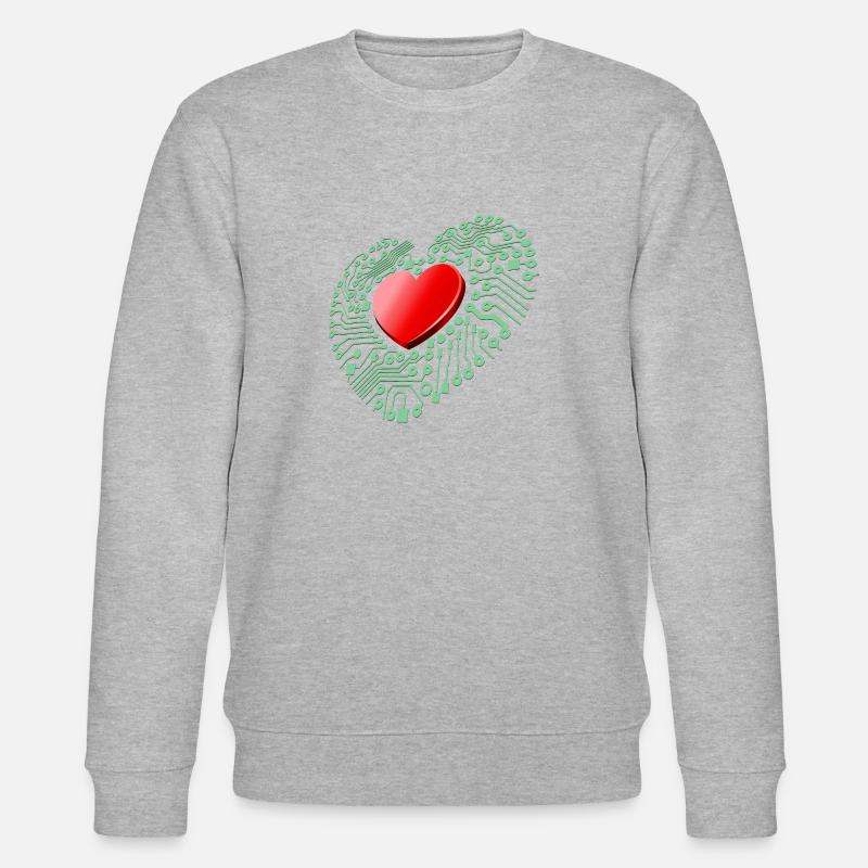 Lovetech - Stanley/Stella Unisex Bio-Sweatshirt CHANGER  - Grau meliert