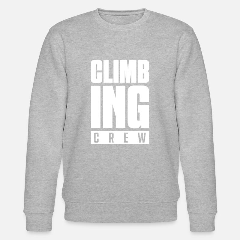 climbing crew - Stanley/Stella CHANGER Unisex Organic Sweatshirt - heather grey