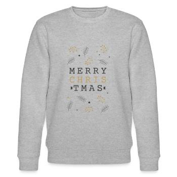 Christmas tree branches - Stanley/Stella Unisex Bio-Sweatshirt CHANGER  - Grau meliert - Vorne - Nik (191cm) & Marisol (170cm)