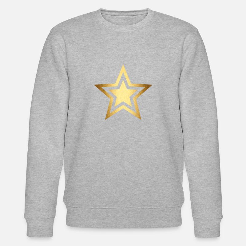 Or étoile - Sweat bio CHANGER Stanley/Stella Unisexe - gris chiné