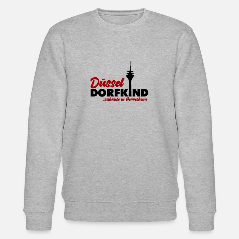 Düsseldorfkind Gerresheim - Stanley/Stella Unisex Bio-Sweatshirt CHANGER  - Grau meliert