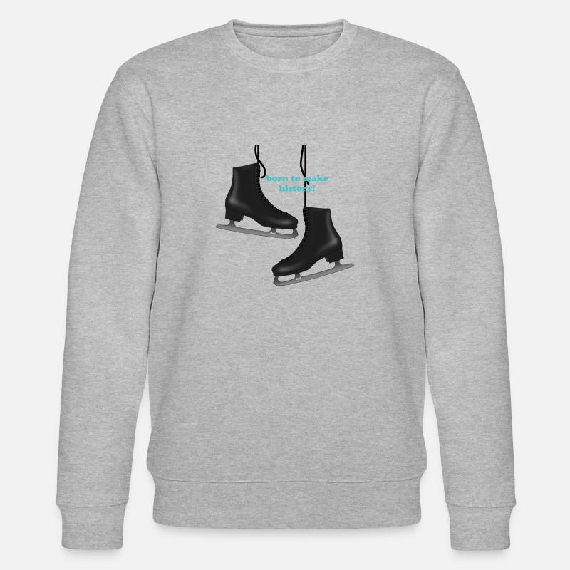 Eiskunstlauf Schlittschuhe - Stanley/Stella Unisex Bio-Sweatshirt CHANGER  - Grau meliert