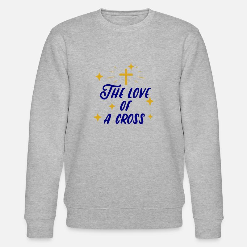 L’amour de la croix - Sweat bio CHANGER Stanley/Stella Unisexe - gris chiné