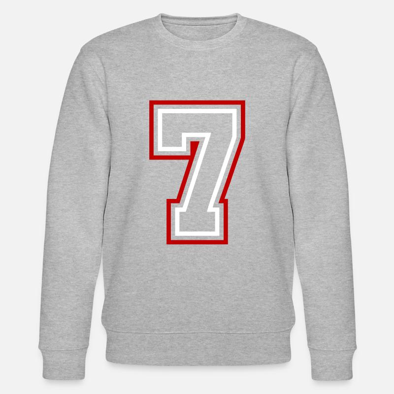 7 Numéro de numéro - Sweat bio CHANGER Stanley/Stella Unisexe - gris chiné