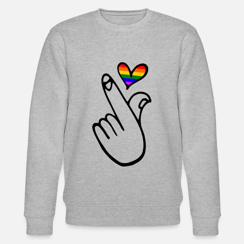 Lgbtq - Stanley/Stella Unisex Bio-Sweatshirt CHANGER  - Grau meliert