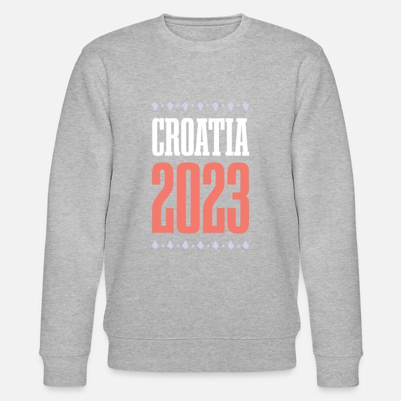 Croatia 2023 - Stanley/Stella Unisex Bio-Sweatshirt CHANGER  - Grau meliert
