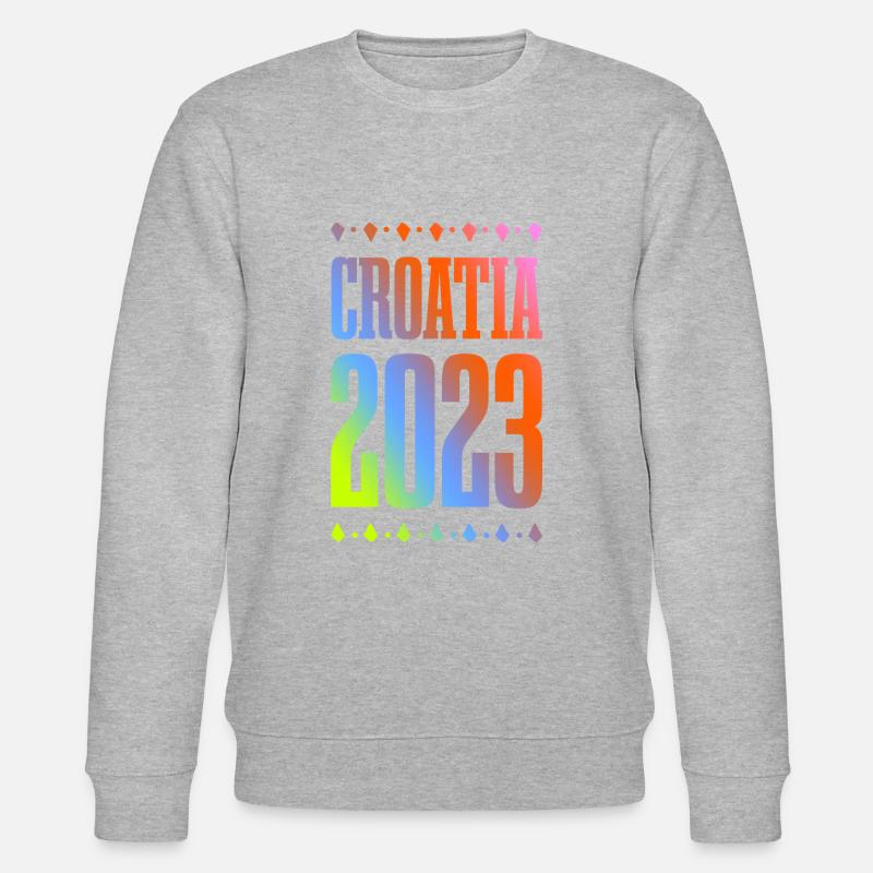 Croatia 2023 - Stanley/Stella Unisex Bio-Sweatshirt CHANGER  - Grau meliert