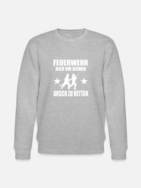 feuerwehr - Stanley/Stella Unisex Bio-Sweatshirt CHANGER  - Grau meliert