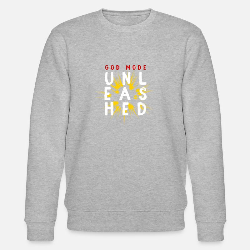 God mode unleashed - Stanley/Stella CHANGER Unisex Organic Sweatshirt - undefined
