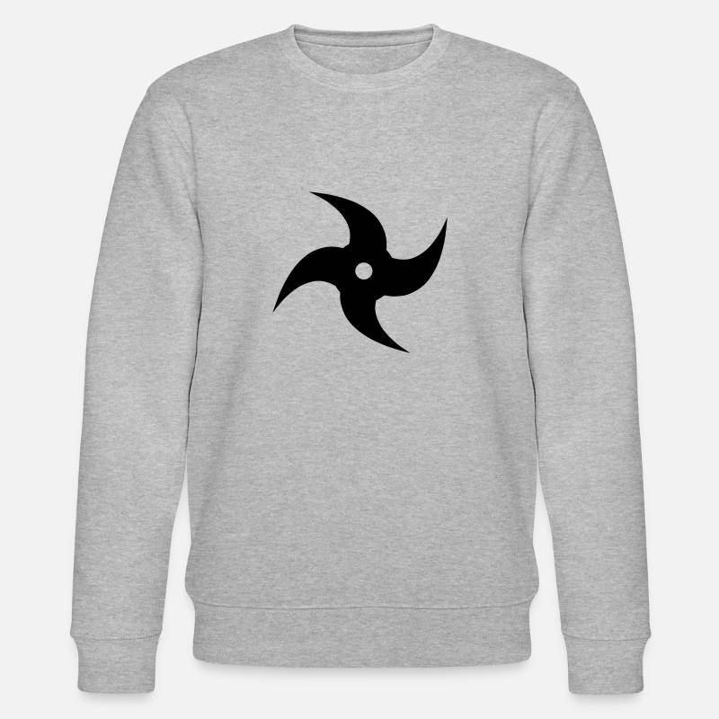 Anime-Design. - Stanley/Stella Unisex Bio-Sweatshirt CHANGER  - Grau meliert