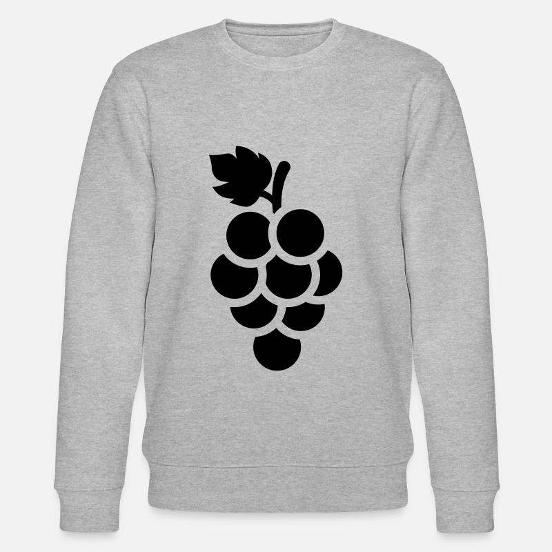 weintrauben - Stanley/Stella Unisex Bio-Sweatshirt CHANGER  - Grau meliert
