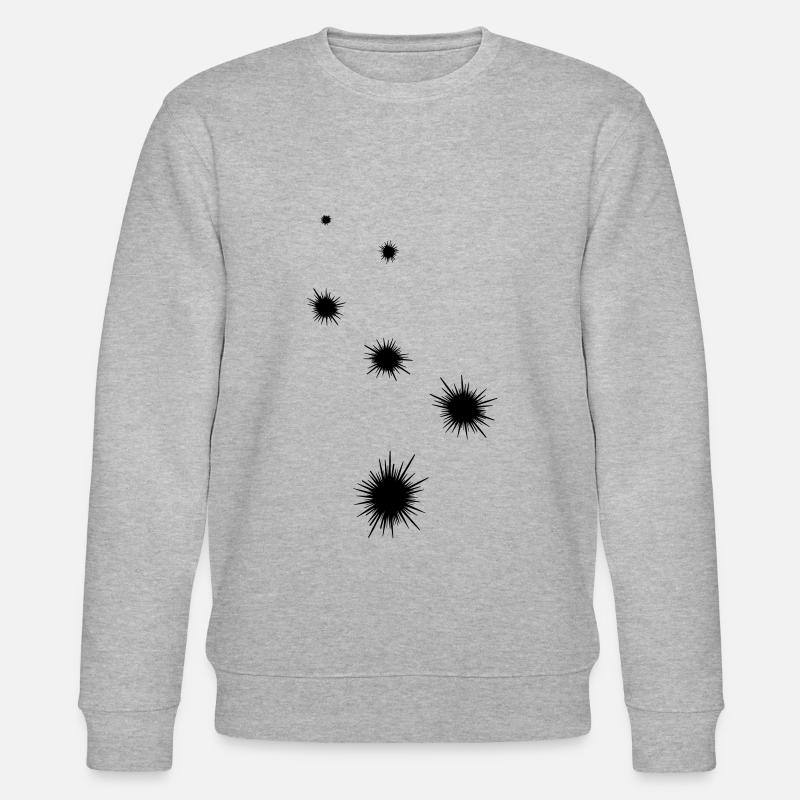 Seeigelicon symbol - Stanley/Stella CHANGER Unisex Organic Sweatshirt - heather grey