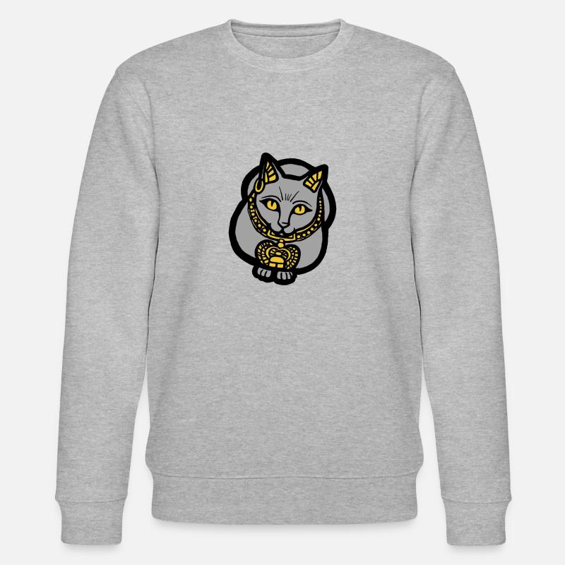 Chat gris - Sweat bio CHANGER Stanley/Stella Unisexe - gris chiné