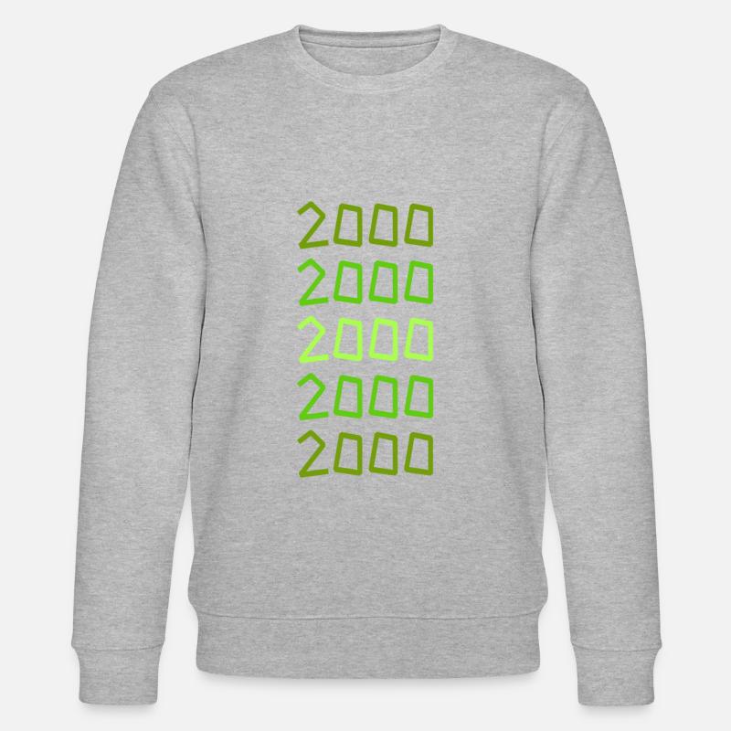 Jahr 2000 - Stanley/Stella Unisex Bio-Sweatshirt CHANGER  - Grau meliert