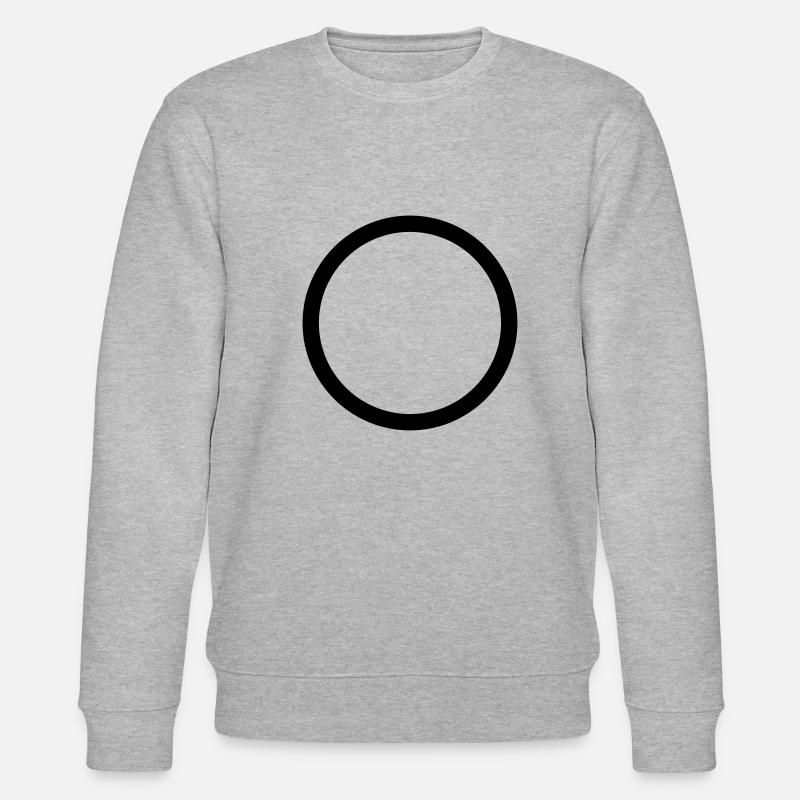 circle solid - Stanley/Stella CHANGER Unisex Organic Sweatshirt - heather grey