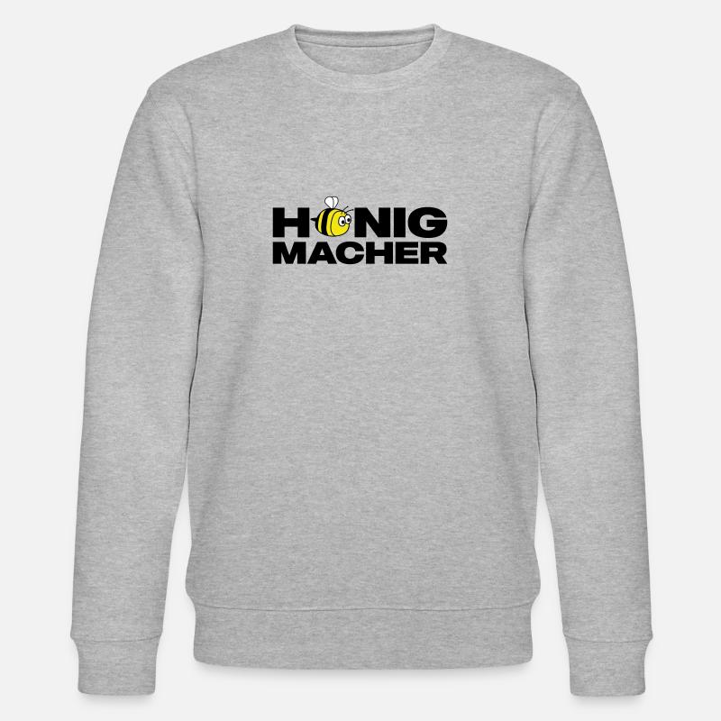 Honigmacher - Stanley/Stella Unisex Bio-Sweatshirt CHANGER  - Grau meliert