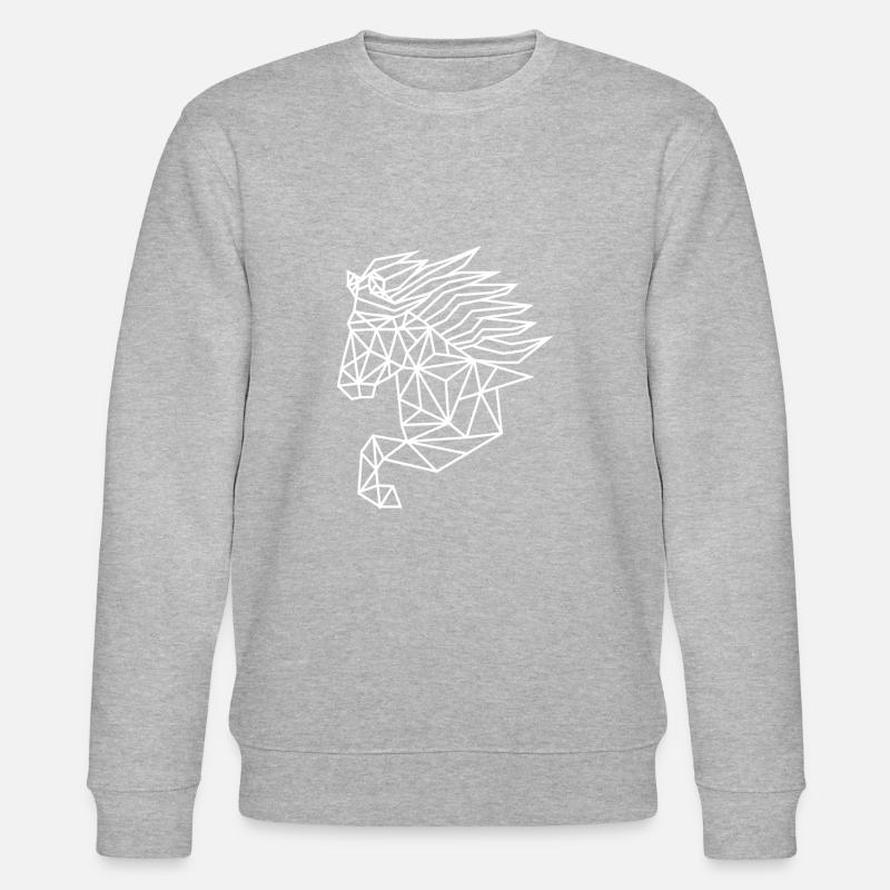 Isi geo white - Sweat bio CHANGER Stanley/Stella Unisexe - gris chiné