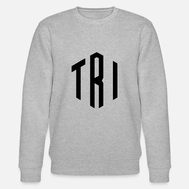 TRI TRIATHLON - Stanley/Stella Unisex Bio-Sweatshirt CHANGER  - Grau meliert