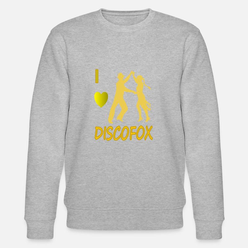 Discofox taniec Discofox tancerze taniec para prezent - Ekologiczna bluza unisex Stanley/Stella CHANGER  - szary melanż