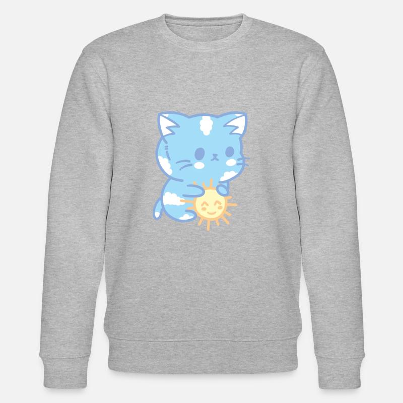 Chat du ciel - Sweat bio CHANGER Stanley/Stella Unisexe - gris chiné