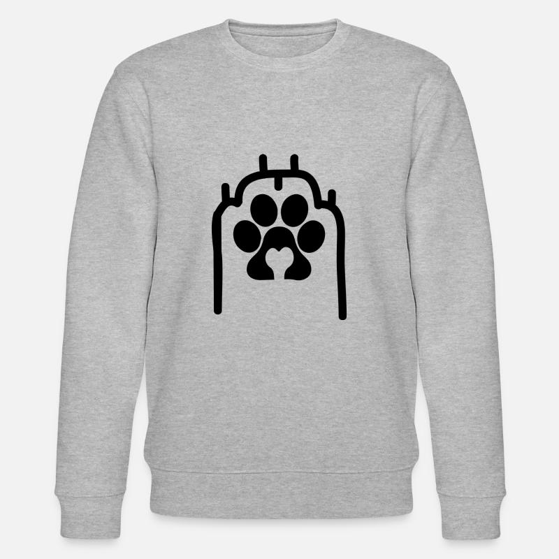 Hund Chien - Sweat bio CHANGER Stanley/Stella Unisexe - gris chiné