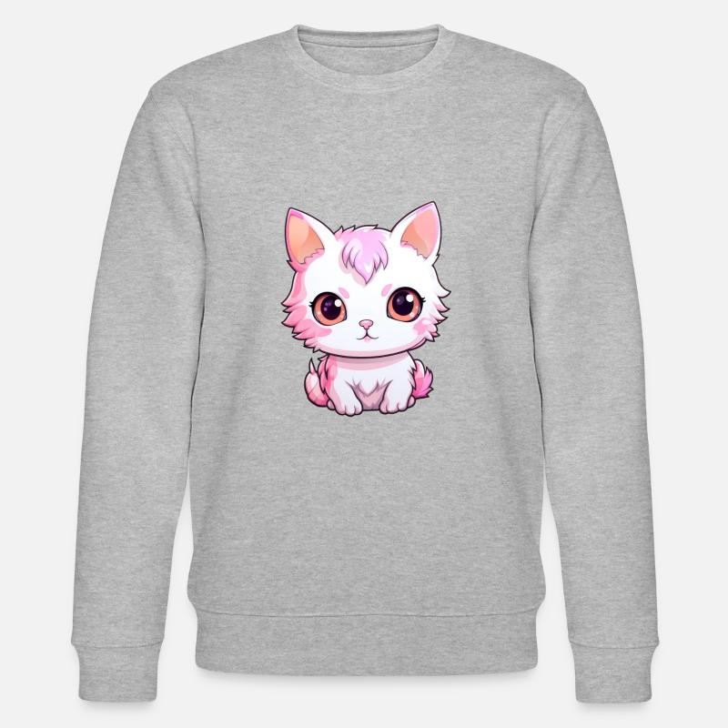 Bébé chat - Sweat bio CHANGER Stanley/Stella Unisexe - gris chiné