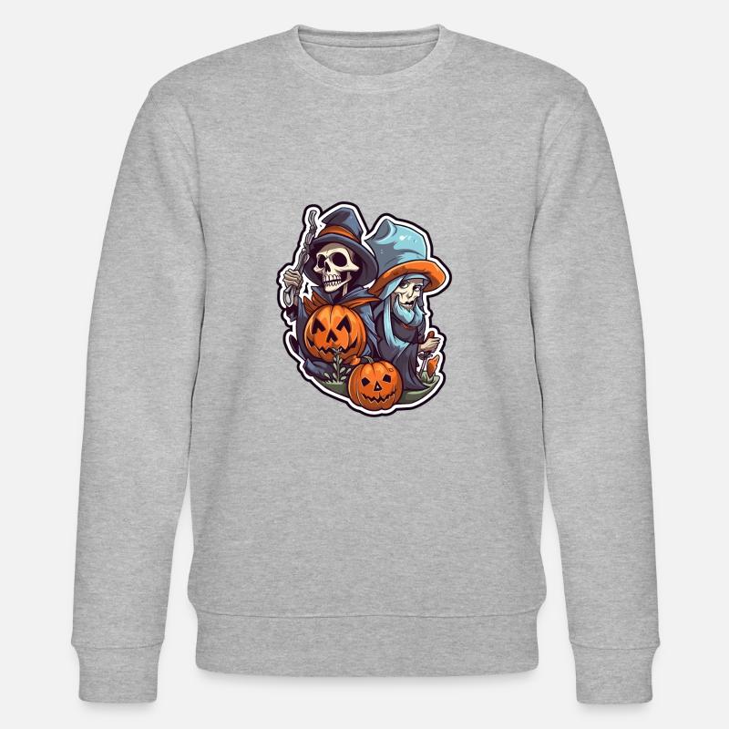 witch 8 - Stanley/Stella Unisex Bio-Sweatshirt CHANGER  - Grau meliert