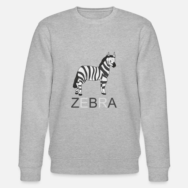 ZEBRA - Stanley/Stella Unisex Bio-Sweatshirt CHANGER  - Grau meliert