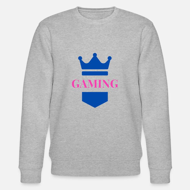 Couronne - Sweat bio CHANGER Stanley/Stella Unisexe - gris chiné