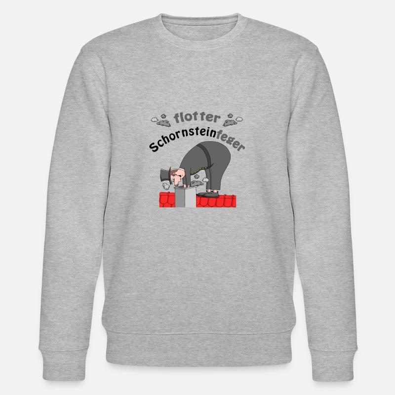 Ramoneur porte bonheur - Sweat bio CHANGER Stanley/Stella Unisexe - gris chiné