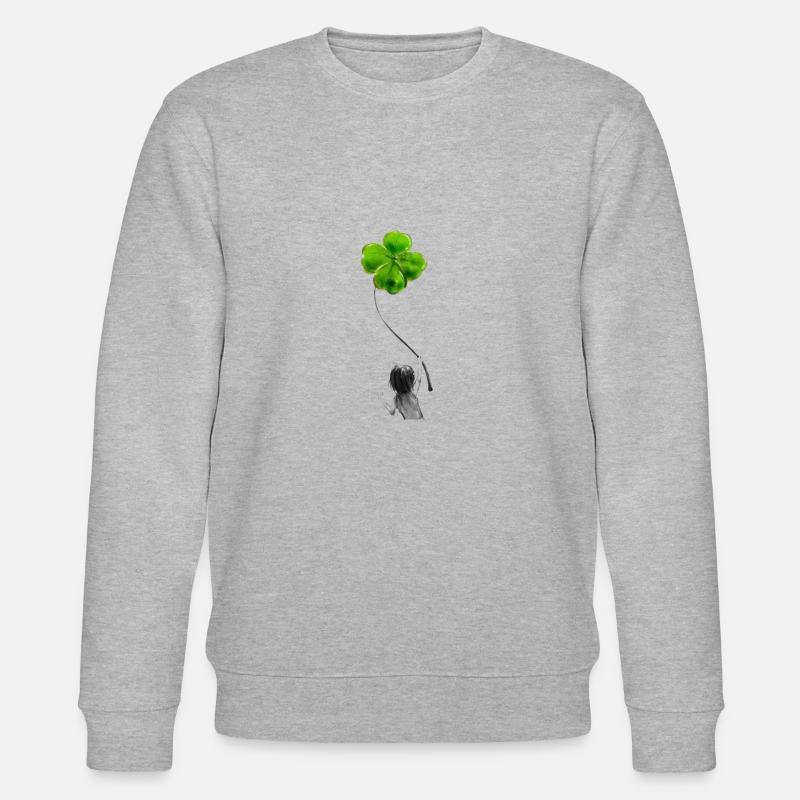 Clover gift idea - Stanley/Stella CHANGER Unisex Organic Sweatshirt - heather grey