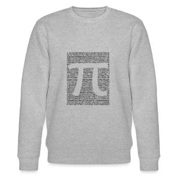PI - Sweat bio CHANGER Stanley/Stella Unisexe - gris chiné - Devant - Nik (191cm) & Marisol (170cm)
