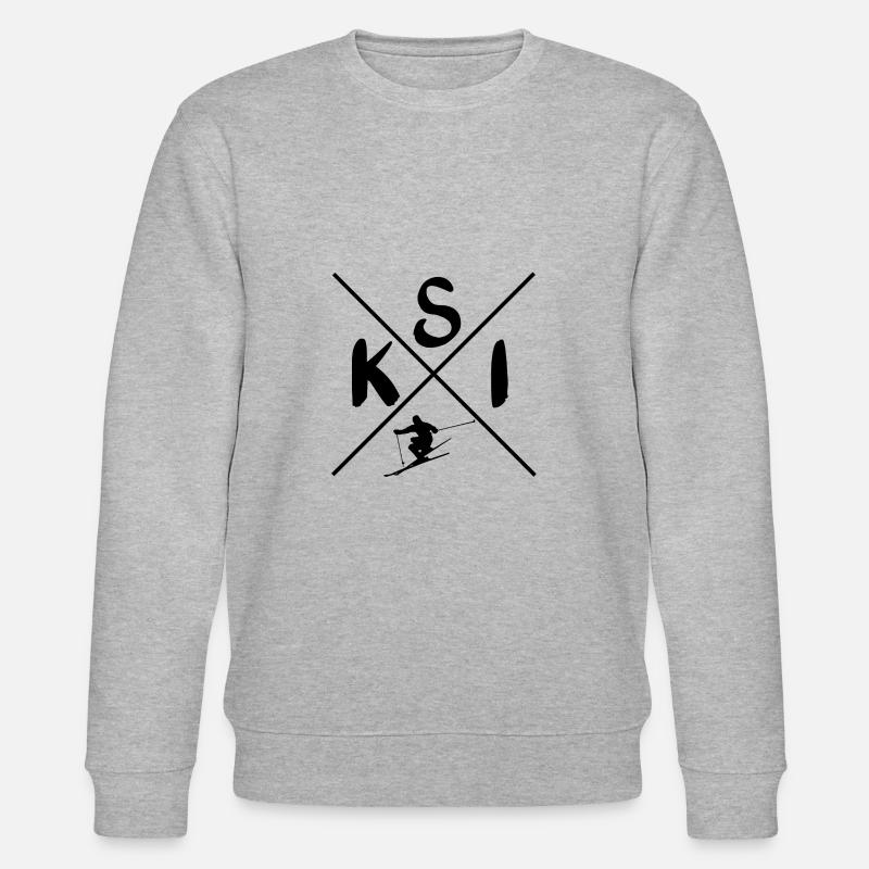 Ski X - Stanley/Stella Unisex Bio-Sweatshirt CHANGER  - Grau meliert