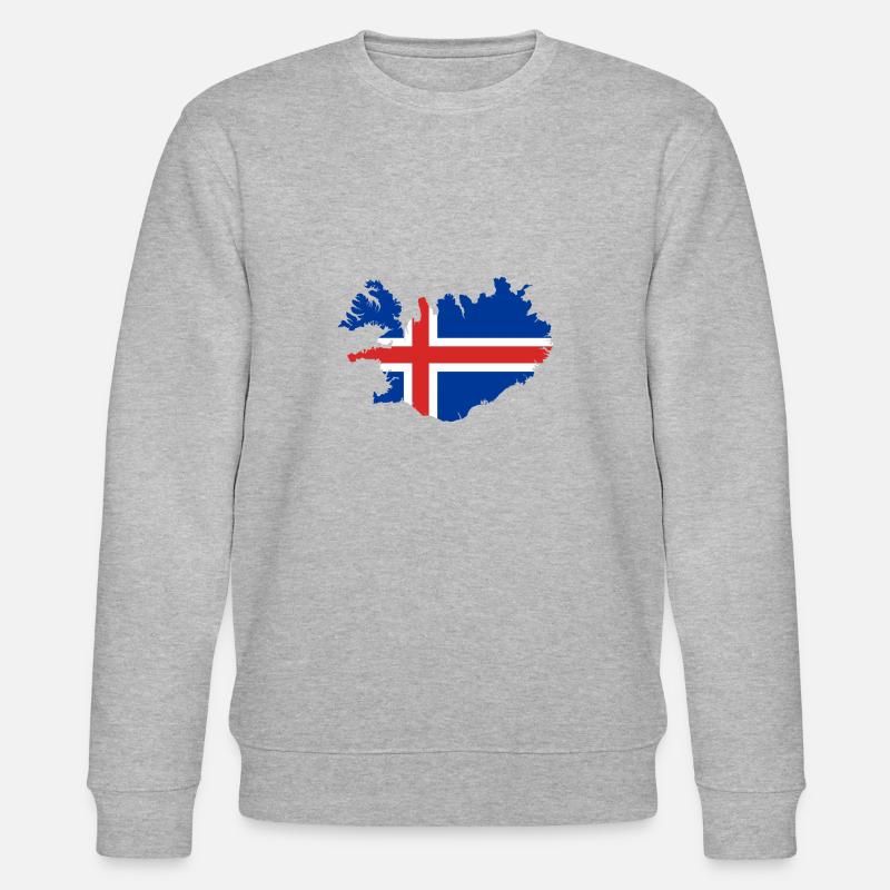 Island - Stanley/Stella Unisex Bio-Sweatshirt CHANGER  - Grau meliert