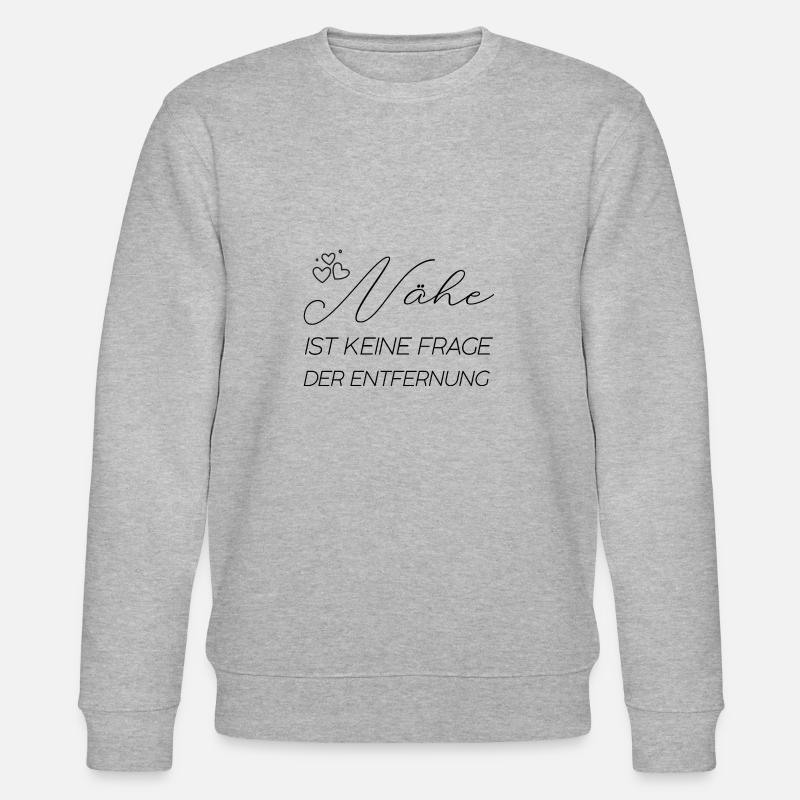 Nähe und Entfernung - Stanley/Stella Unisex Bio-Sweatshirt CHANGER  - Grau meliert