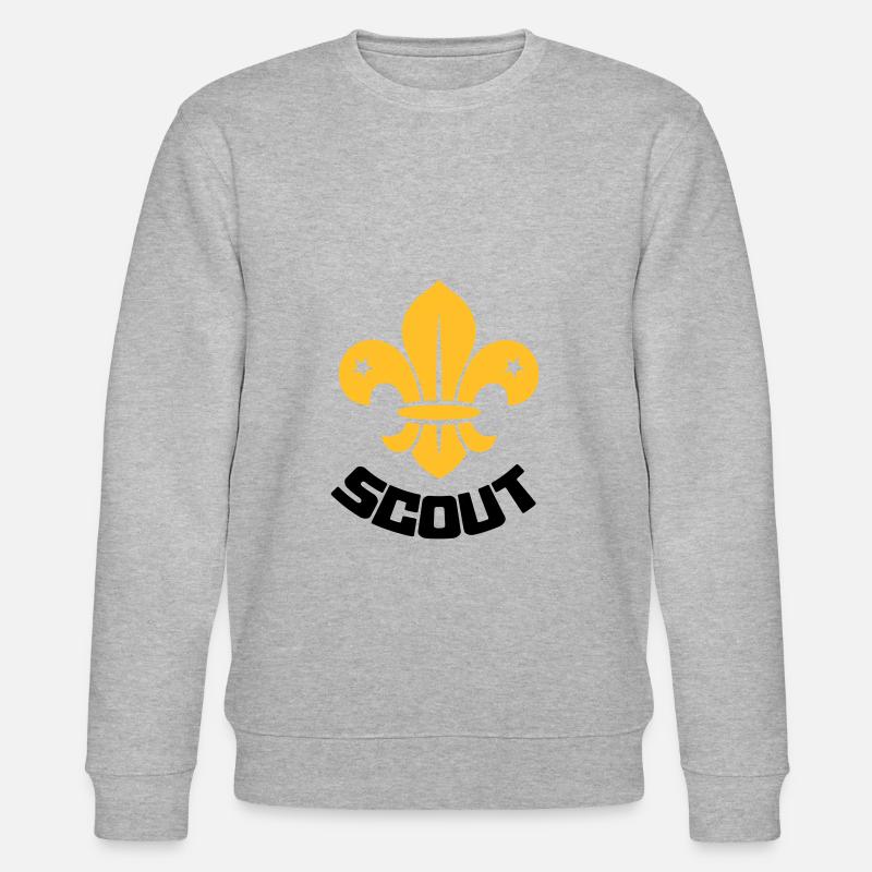 Scout - Scoutisme - Sweat bio CHANGER Stanley/Stella Unisexe - gris chiné