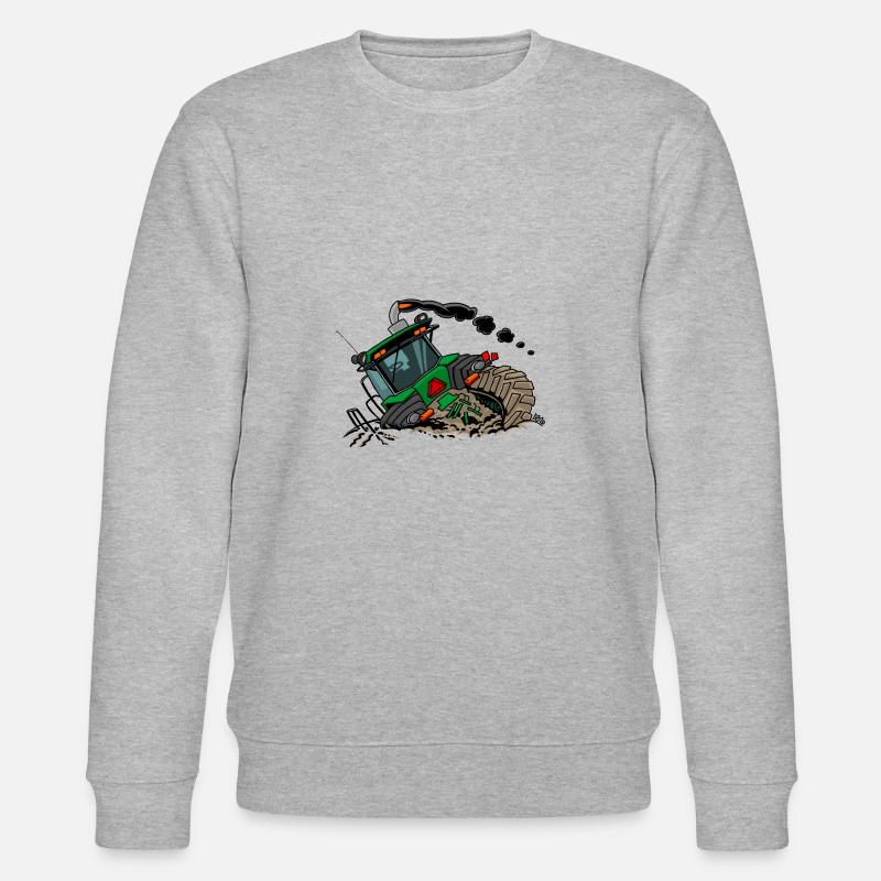 0921 JD steckt fest - Stanley/Stella Unisex Bio-Sweatshirt CHANGER  - Grau meliert