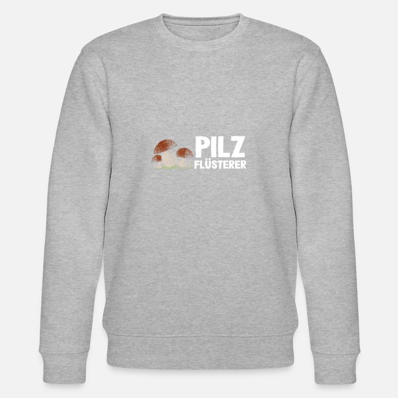 Pilzflüsterer - Stanley/Stella Unisex Bio-Sweatshirt CHANGER  - Grau meliert