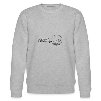 Key Forest - Stanley/Stella CHANGER Unisex Organic Sweatshirt - heather grey - Front - Nik (191cm) & Marisol (170cm)