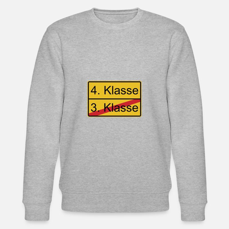 4. Klasse nicht 3. Klasse - Stanley/Stella Unisex Bio-Sweatshirt CHANGER  - Grau meliert