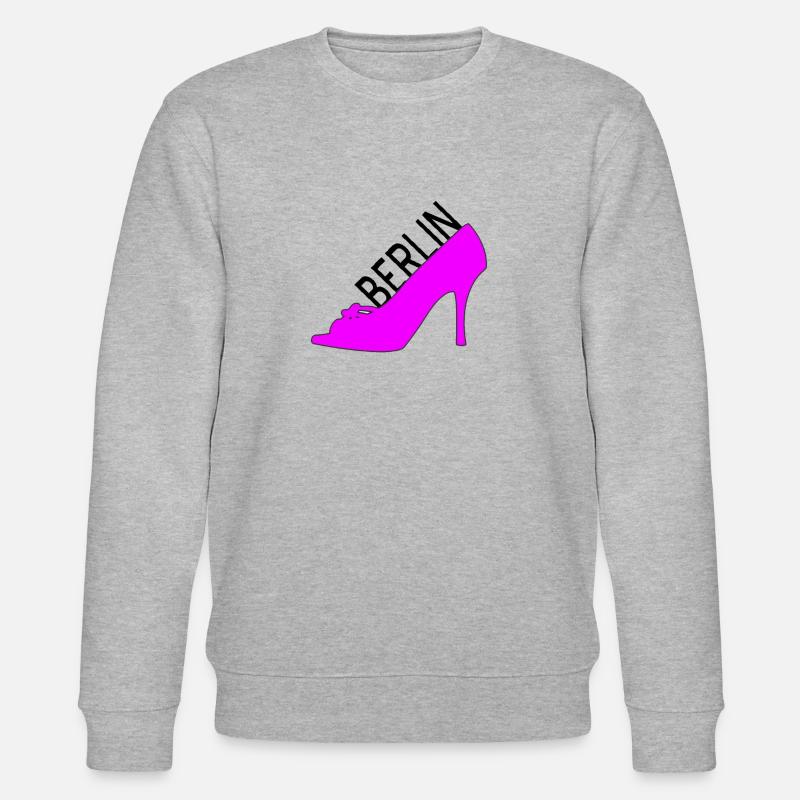 Berlin - Stanley/Stella Unisex Bio-Sweatshirt CHANGER  - Grau meliert