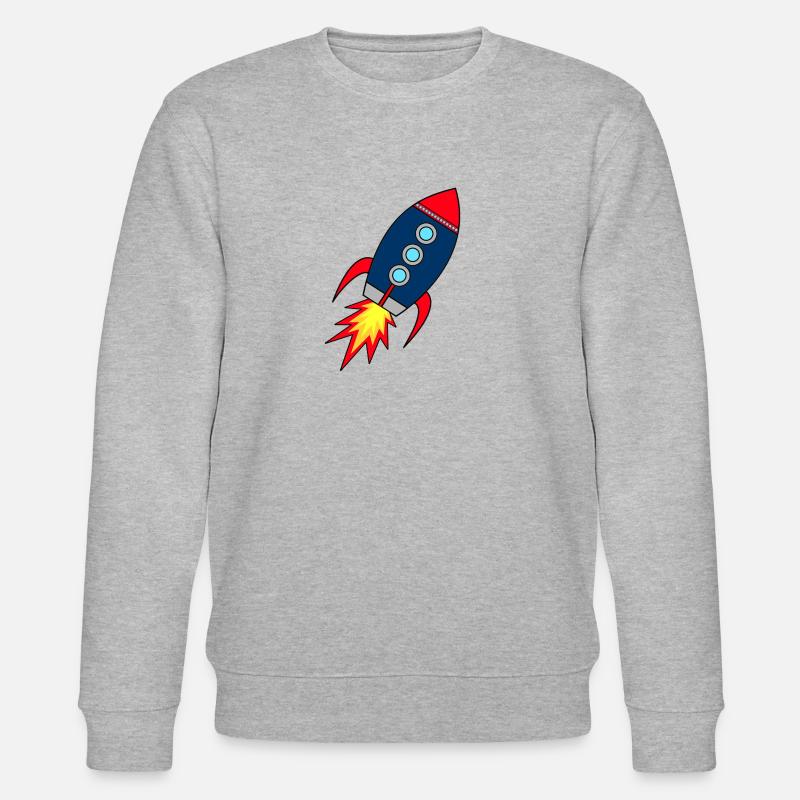 Lancement de fusée Rocket * - Sweat bio CHANGER Stanley/Stella Unisexe - gris chiné