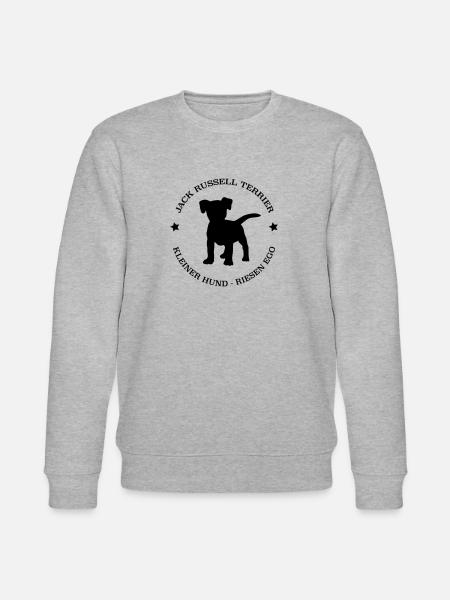 Jack Russell Terrier - Stanley/Stella Unisex Bio-Sweatshirt CHANGER - Grau meliert