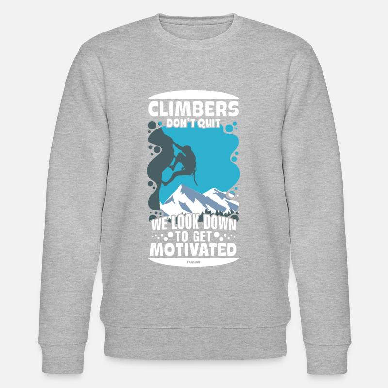 Grimper - Sweat bio CHANGER Stanley/Stella Unisexe - gris chiné