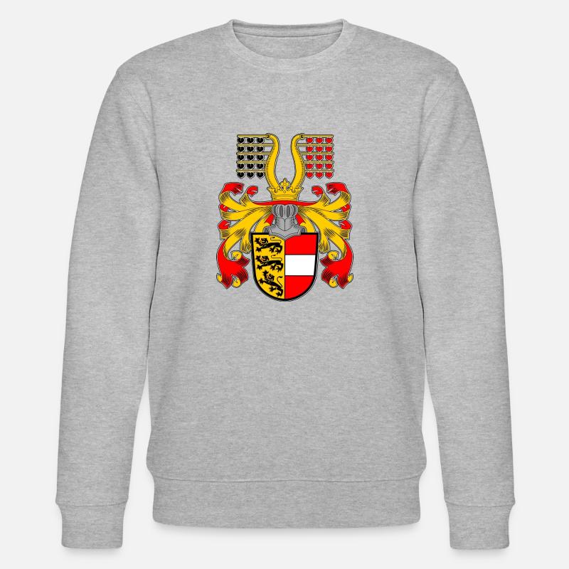 Kärnten Wappen - Stanley/Stella Unisex Bio-Sweatshirt CHANGER  - Grau meliert