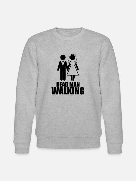 Dead Man Walking - Stanley/Stella Unisex Bio-Sweatshirt CHANGER  - Grau meliert